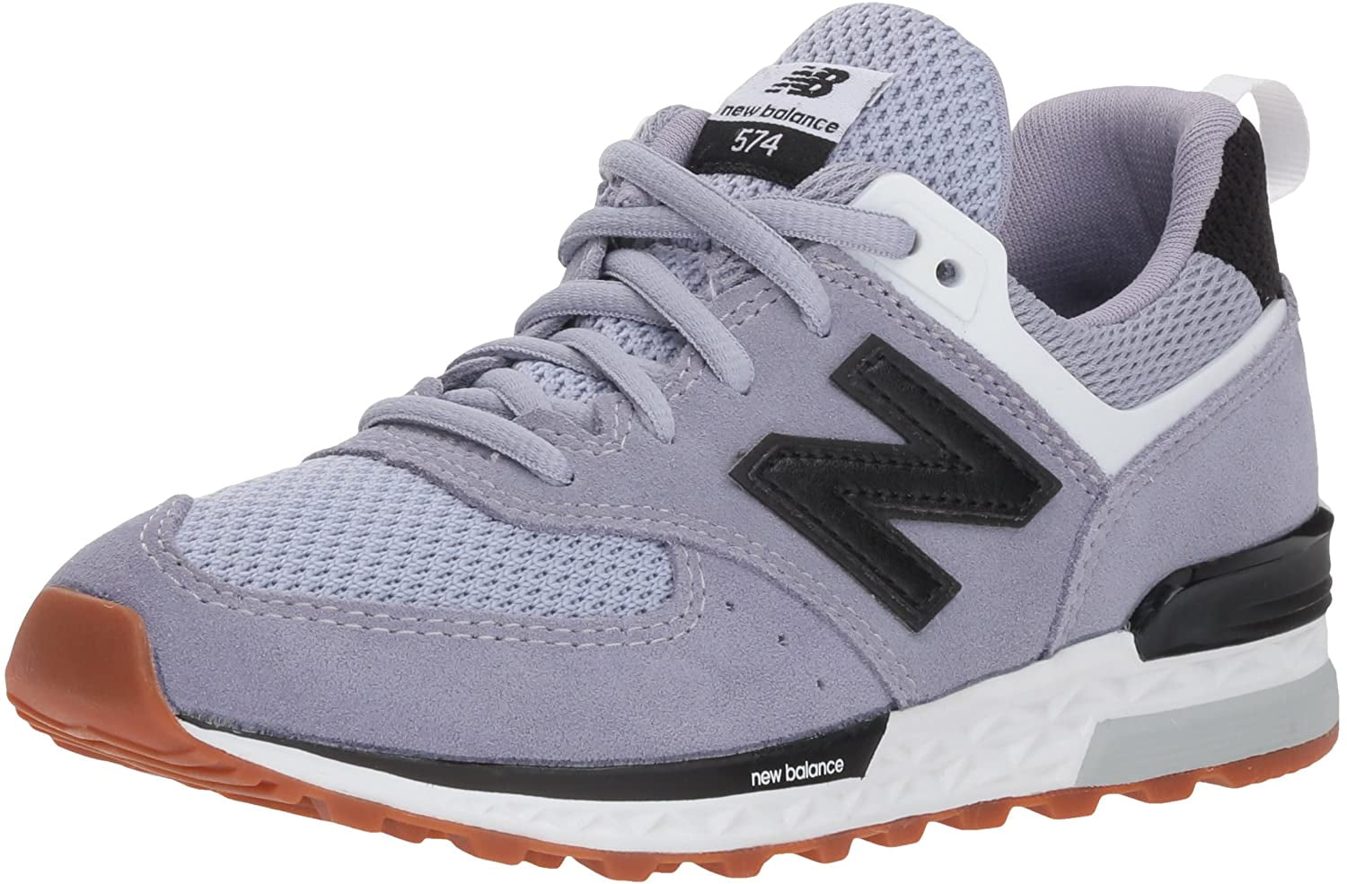 New Balance Boys' 574v1 Sport Sneaker, Purple/Black, 7 M US Big Kid ...