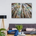 thumbnail image 2 of Fine Art Canvas Forest Colors Tall Trees by Studio Arts Canvas Art Print, 2 of 4