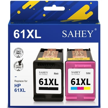 61XL Ink Cartridges for HP 61 Ink Cartridge Printer for Envy 4500 Deskjet 1000 1056 1510 1512 1010 1055 OfficeJet 4630 Printer(Black, Tri-color)
