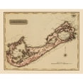 thumbnail image 3 of Lucas 14x12 Black Modern Framed Museum Art Print Titled - Bermuda - Lucas 1823, 3 of 5