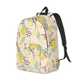 thumbnail image 2 of Yiaed Lemon Leaves Print Backpack, Premium Laptop Backpack, Travel Backpack for Women, Lightweight Backpacks, Comfortable Back Pack-Medium, 2 of 5