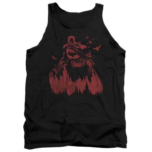 Batman Red Knight Adult Tank Top Black