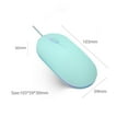 thumbnail image 2 of facefd Computer Mouse With Backlit Ergonomic Mute Click 1000 DPI Optical Engine With Colorful Backlit Universal for Office Gaming, 2 of 5