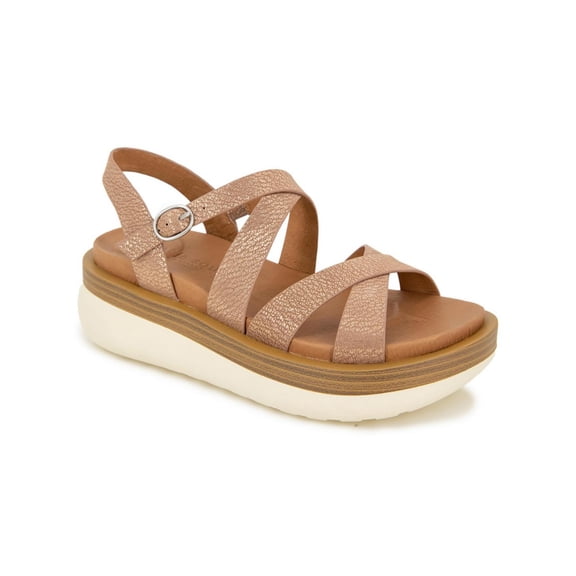 Gentle Souls by Kenneth Cole Womens REBHA Open toe Casual Wedge Sandals