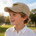 thumbnail image 2 of CAUYDY Embroidery Excavator Kids Boy Baseball Cap for 4T 5T 6T Adjustable Vintage Washed Cotton Toddler Baseball Hat for Boys & Girls (Sizes One Size,H03-Khaki), 2 of 7