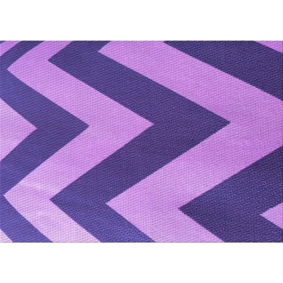Ahgly Company Machine Washable Indoor Rectangle Transitional Purple Amethyst Purple Area Rugs, 2' x 5'