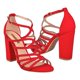 thumbnail image 1 of SANDALIAS DE VESTIR PARA DAMA MY CLASBEN 181240-07-40-5 ROJO MY CLASBEN  181240-07-40-5, 1 of 4
