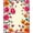 Pink, Pattern 1, variant on ODIKA 2'x3' Machine Washable Non-Slip Area Rug, Vibrant Floral Clips Pcs for Artistic Display High Traffic Rug, Pink, 121817