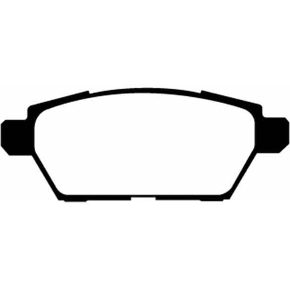 EBC 06-09 Ford Fusion 2.3 Redstuff Rear Brake Pads Fits select: 2006-2013 MAZDA 6, 2007-2012 LINCOLN MKZ