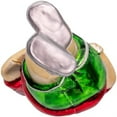 thumbnail image 6 of Kurt Adler Nobel Gems Collection Glass Christmas Ornament, Pickleball Santa, 6 of 6
