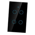 thumbnail image 1 of Interruptor Inteligente, Interruptor De Pantalla Táctil, Panel De Interruptor WiFi De Un Solo Círculo, Compatible Con 22 Idiomas En TODO El Mundo Y Control Remoto Por VOZ, 1 of 7