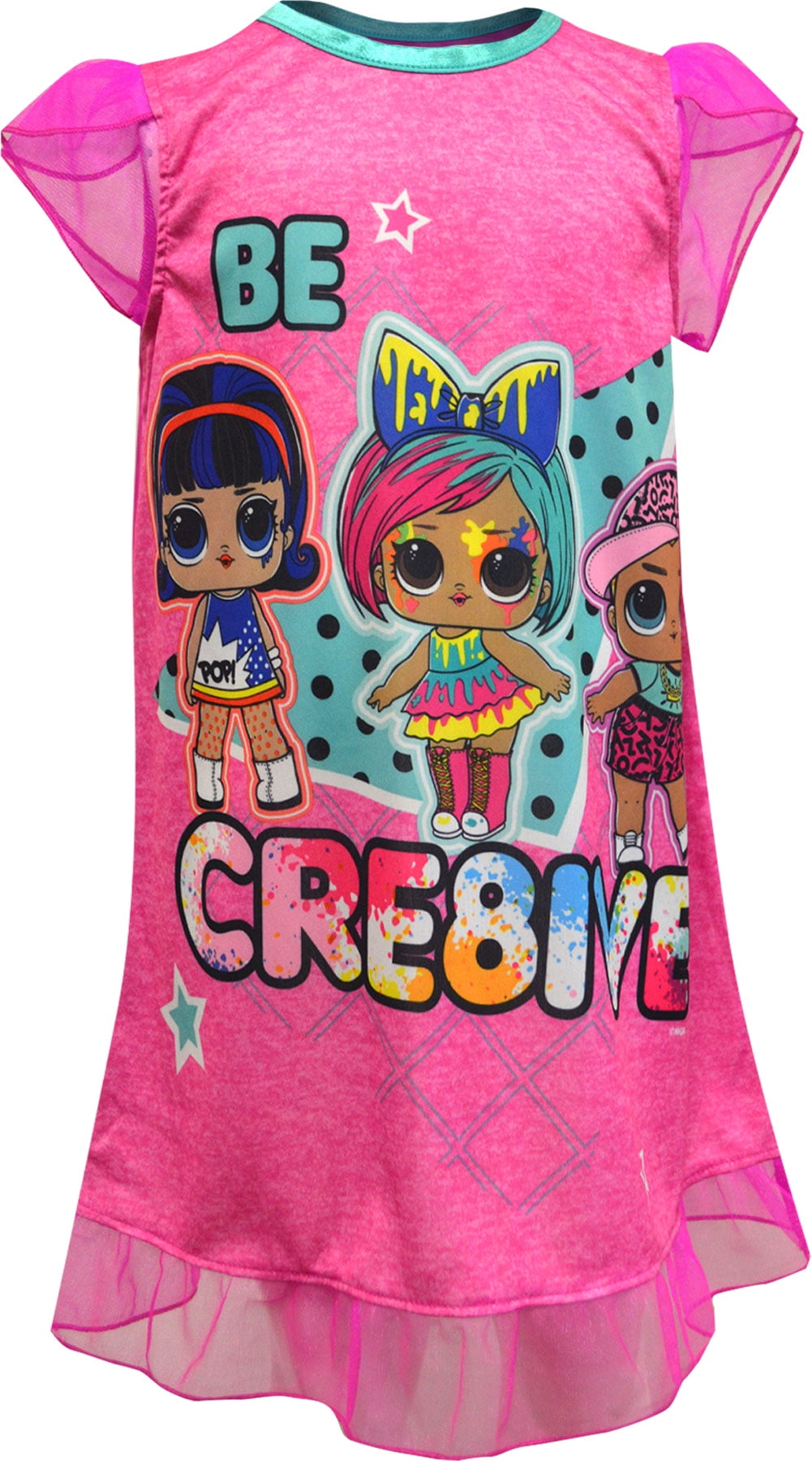 AME Girls' LOL Surprise Be Creative Nightgown (4)