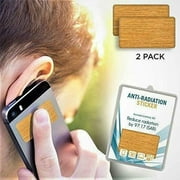 2 Pack Anti EMF Radiation Protection Shield Stickers for Cell Phone, Laptop