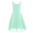 thumbnail image 2 of Aislor Kids Girls Sleeveless Chiffon Layers Lyrical Dress Bridesmaid Wedding Party Flower Girls Dress, 2 of 7