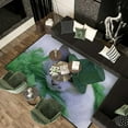 thumbnail image 3 of SKYSONIC Lightweight Soft Area Rugs Cat On Green Costume Floor Mat for Kids Playing Room Hardwood Floor Living Room 63x48 inch Nursery Rugs, 3 of 6