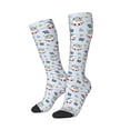 thumbnail image 2 of Fotbe Swimming Shark print Women's Men's Novelty Crew Socks Cotton Socks Knee High Socks for Walking,Running,Nurses,Pregnancy, 2 of 8