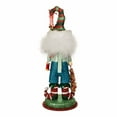 thumbnail image 2 of Hollywood Nutcrackers 15-Inch Elf with Teddy Bear Nutcracker – Multi-Colored Holiday Figurine, 2 of 6
