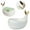 White, variant on 1 Pack Whale Ceramic Soap Dishes,Soap Holder,Soap Tray for Sink Washroom Bathroom Shower,Bar,Kitchen,Counter