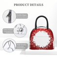 thumbnail image 4 of Haiem Winter Christmas Snowflake Printed Lunch Bag Women, Lunch Box Lunch Bag for Women, Small Leakproof Cute Lunch Tote Large Capacity Reusable Insulated Cooler Lunch Container, 4 of 6