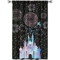 thumbnail image 2 of Nursery Curtains More thick and blockout Print Pattern Window Drapes for Living Room Bedroom Playroom Decor Rod Pocket 41x63 Inch 2 Panels, 2 of 7