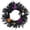 D, variant on ICQOVD Halloween Black White Wood Bead Pumpkin Wreath Gothic Door Hanger with Spooky Dark Style Front Door Wall Hanging Party Decoration 11.81*9.84*1.97IN