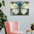 thumbnail image 3 of FCXZI Multicolor Fairy Gemstone Butterfly Wall Art Prints, Fantasy Butterflies Canvas Art , Room Aesthetics Wall Decor, Colorful Butterfly Wall Art for Bedroom Living Room Decoration 16x12in, 3 of 6