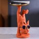 thumbnail image 5 of Figurita de resina de Bulldog Francés, bandeja de almacenamiento de llaves para joyería, decoración de mesa (naranja) Ehuebsd Libre de BPA, 5 of 8