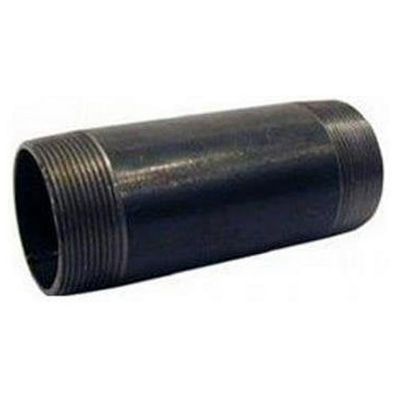 Pipe Fitting, Black Nipple, 2 x 4-In. -588-040HN