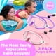 thumbnail image 2 of Kids-Swim-Goggles with Bungee Strap Wide View Anti Fog UV Swimming Mask Pool Goggle for 3-14 Toddlers Girls Boys, 2 of 5