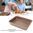 thumbnail image 2 of Baking Pan Carbon Steel Baking Sheet Tray Non Stick Rectangular Oven Tray Portable Sheet Pan For Home Restaurant, 2 of 8