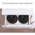 thumbnail image 4 of Hongchun Laundry Hamper [2 Pack] Collapsible Pop Up Mesh Laundry Basket Laundry Bag Collapsible Laundry Hamper with Handle, Black, 4 of 7