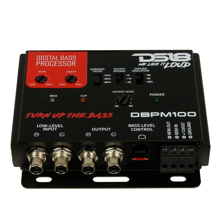 Free Shipping! DS18 DBPM100.MX Car Audio Digital Bass Restoration