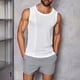 thumbnail image 4 of pstuiky Camisetas sin mangas, Camiseta deportiva ajustada de color liso para hombre, moderna, para tiempo libre y fitness Tops elegantes para mujer xxxl, 4 of 4