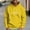 Yellow, variant on EchfiProm Long Sleeve Men Sweatshirts Graphic Army Green Hoodie Fleece Pullover Loose Heavyweight Sweatshirts with Pocket