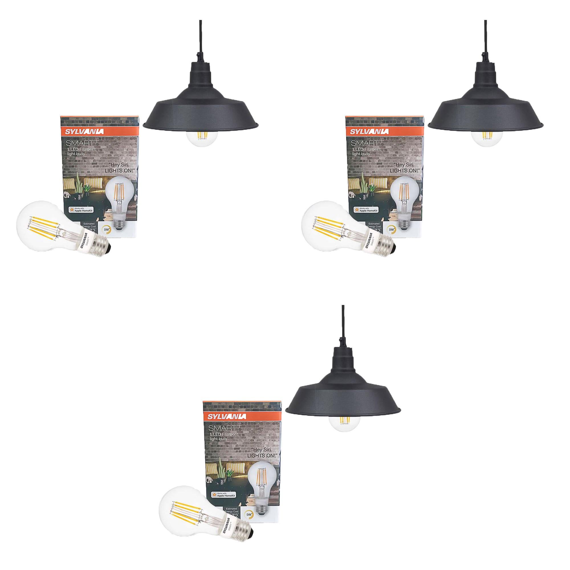Sylvania Led Dimmable 60w Hudson Factory 12 Inch Pendant Light Qty