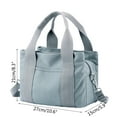 thumbnail image 3 of TINZ Ladies Shoulder Bag Large Capacity Canvas Bag Casual Handbag Bag Work Class Handbag, 3 of 9