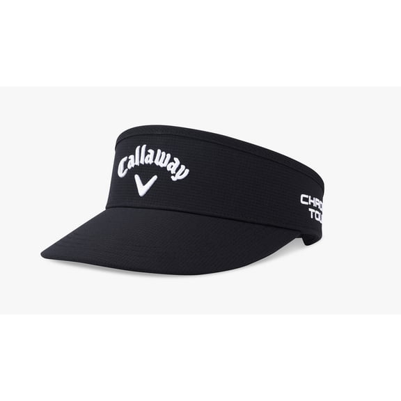 NEW 2025 Callaway Golf High Crown Tour Authentic Black Adjustable Golf Visor