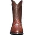 thumbnail image 2 of Men's Western Cowboy Boots Vintage Leather Casual Snake Print Mid Calf Boots Riding Boots Autumn Winter Men's Boots, 2 of 5