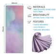 thumbnail image 2 of Dreamy Pastel Sky Hot Yoga Mat Towel Non Slip for Hot Yoga - Quick-Drying Yoga Mat Cover with 4 Corner Pockets with Travel Bag - Hot Yoga Towel Non Slip 74"x26", 2 of 6