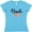 Aqua, variant on Inktastic Bride with Flower Illustration Women's V-Neck T-Shirt