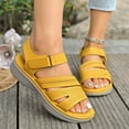thumbnail image 5 of HOOJT Women's Wedge Sandals Fashion Casual Fish Mouth Sandals Summer New Style Shoes Solid Color Soft Thick Bottom Beach Wedge Heels Sandals, 5 of 7