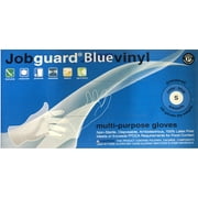 Job Guard Blue Vinl Powdered Blue Gloves Latex Free 1000 Count Small Smooth