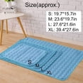 thumbnail image 5 of Dog Cooling Mat, Pet Dog Self Cooling Pad, Ice Silk Washable Summer Cool Mat for Cats, Kennels, Crates and Beds(S), 5 of 8