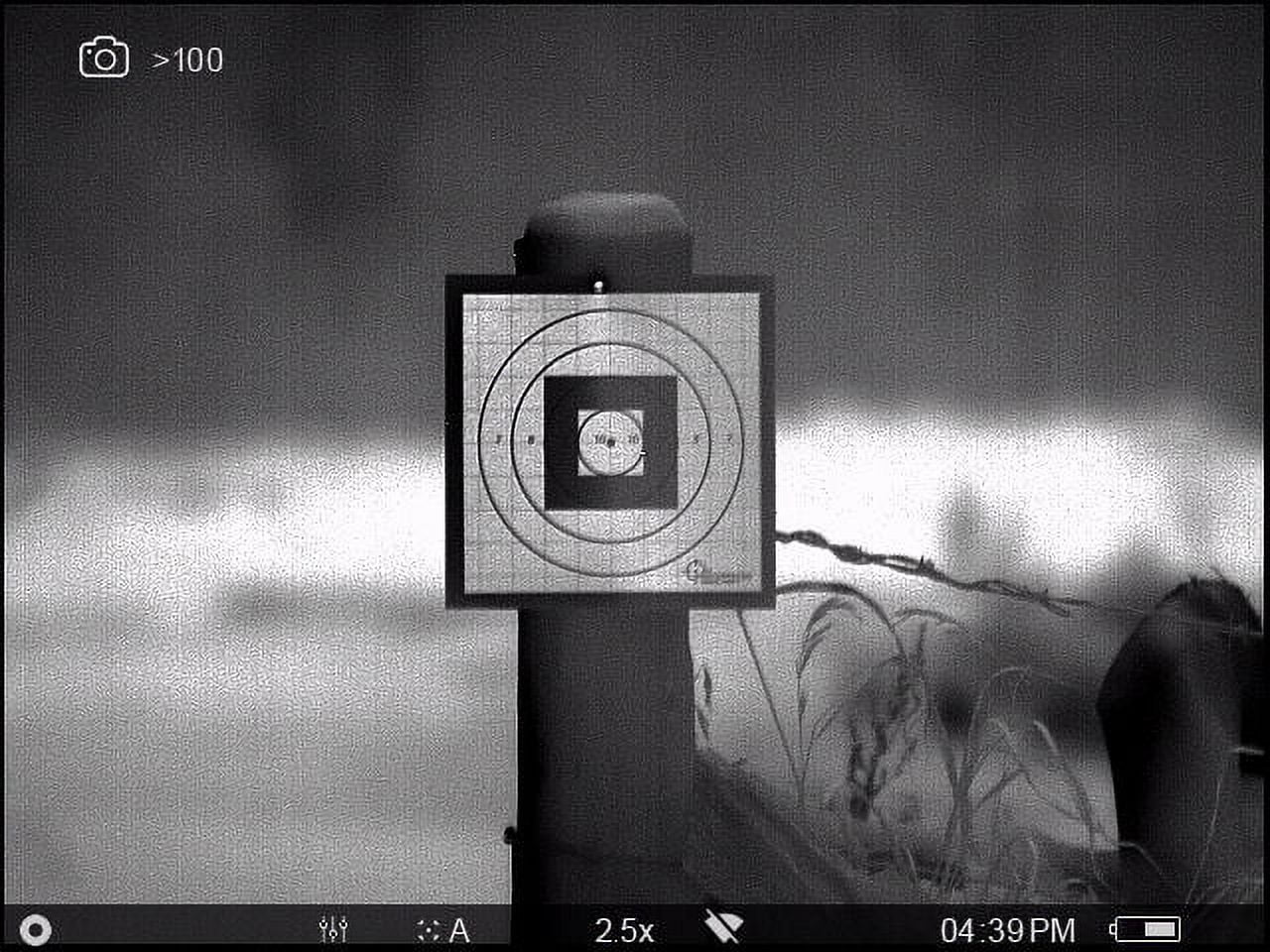 Internal Energy Zeroing Thermal Targets with Bullseye Cardboard Paper Targets, 5-Pack