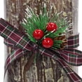 thumbnail image 2 of 6" Bark Pillar Candle, 2 of 4