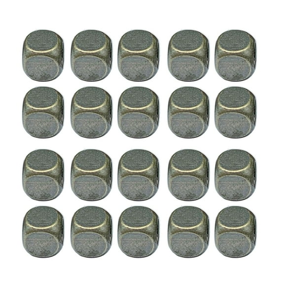 20pcs Round/Square Copper Strain Isolate Accessories Brass Beads for DIY Jewelry Paracord Lanyard Pendants DIY Accessory