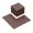 Red+Brown 868, variant on DIY Interlocking Patio Deck Tiles 12x12, 44pcs Stone Texture Outdoor Flooring for Poolside Balcony Backyard Porch, Easy Snap Together Pavers, Brown