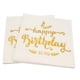 thumbnail image 1 of 10/20 piezas negro estampado en caliente oro y plata servilleta de feliz cumpleaños fiesta de feliz cumpleaños aniversario comedor-decoración de mesa suministros, 1 of 3