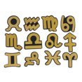 thumbnail image 2 of Abbracc 12 Constellation Cloth Stickers Special Patches Clothing Hat Embellishment, 2 of 9