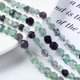 thumbnail image 4 of Natural Fluorite Beads Strands Star Cut Round Beads Faceted 6~7x5~6mm Hole: 1mm about 59pcs/strand 14.96 inch(38cm), 4 of 4